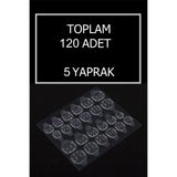 Easy Beauty 120 Adet Medium Beden Çift Taraflı Yapıştırıcı Bant Takma Tırnak Yapıştırıcı Cilde Zarar Vermez