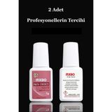Easy Beauty 2 Adet 7ml Takma Tırnak Yapıştırıcı - Tips Yapıştırıcı - Fırçalı Protez Tırnak Yapıştırıcı