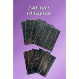 Easy Beauty 240 Adet UV Işıkla Yapışan Çift Tafraflı Tırnak Yapıştırıcı Bant Cilde Zarar Vermez