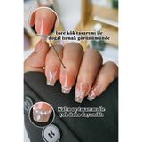 Easy Beauty French Protez Tırnak SMALL Beden 10 Adet El Yapımı Takma Tırnak Seti 2402