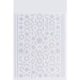 Easy Beauty Nail Art Sticker Kendinden Yapışkanlı, Tırnak Süsleme, Tırnak Dövmesi Stikı - Beyaz - Gümüş