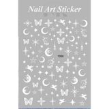 Easy Beauty Nail Art Sticker Kendinden Yapışkanlı, Tırnak Süsleme, Tırnak Dövmesi Stikır 1006
