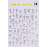 Easy Beauty Nail Art Sticker Kendinden Yapışkanlı, Tırnak Süsleme, Tırnak Dövmesi Stikır 1146