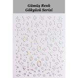 Easy Beauty Nail Art Sticker Kendinden Yapışkanlı, Tırnak Süsleme, Tırnak Dövmesi Stikır 1169