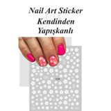 Easy Beauty Nail Art Sticker Kendinden Yapışkanlı, Tırnak Süsleme, Tırnak Dövmesi Stikır 1228