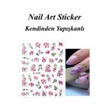 Easy Beauty Nail Art Sticker Kendinden Yapışkanlı, Tırnak Süsleme, Tırnak Dövmesi Stikır 2240