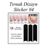 Easy Beauty Nail Art Sticker Kendinden Yapışkanlı, Tırnak Süsleme, Tırnak Dövmesi Stikır 4