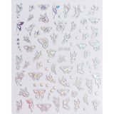 Easy Beauty Nail Art Sticker Kendinden Yapışkanlı, Tırnak Süsleme, Tırnak Dövmesi Stikır - Aura Kahve