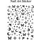 Easy Beauty Nail Art Sticker Kendinden Yapışkanlı, Tırnak Süsleme, Tırnak Dövmesi Stikır - Bej