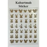 Easy Beauty Nail Art Sticker Kendinden Yapışkanlı, Tırnak Süsleme, Tırnak Dövmesi Stikır H326