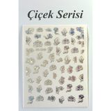 Easy Beauty Nail Art Sticker Kendinden Yapışkanlı, Tırnak Süsleme, Tırnak Dövmesi Stikır - Kahve