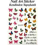 Easy Beauty Nail Art Sticker Kendinden Yapışkanlı, Tırnak Süsleme, Tırnak Dövmesi Stikır - Sarı Limon