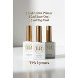 Easy Beauty Primer Base Coat Top Coat Seti 15ml – Kalıcı Oje ve Protez Tırnak