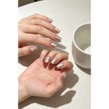 Easy Beauty Xsmall Beden Çiçekli 10 Adet Takma Tırnak Seti T154