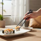 "easy Chopsticks" 2`li Set – Yeni Başlayanlar Için Tekrar Kullanılabilir Sushi Çubukları