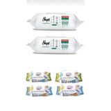 Easy Clean 100 Lü Yüzey Temizlik Havlusu 2 Adet Alobaby Ekopack Islak Havlu 4 X 120Li (480 Yaprak)