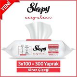Easy Clean Kiraz Çiçeği Yüzey Temizlik Havlusu 3X100 (300 Yaprak)