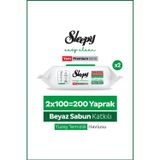 Easy Clean Premium Beyaz Sabun Katkılı Yüzey Temizlik Havlusu Mendili 2x100 (200 Yaprak)