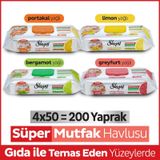 Easy Clean Süper Yüzey Temizlik Mutfak Havlusu&Mendili Karma Paket 4X50 (200 Yaprak)