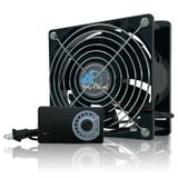 Easy Cloud Eksenel Fan 120 V 220 V Muffin Fan 110 V Değişken Hız Kontrol Cihazı, AC Fişli Bilgisayar Fanı, PC Soğutucu Kabin Alıcısı Xbox DVR Sera için 120 mm Kasa Fanı, 1 Paket