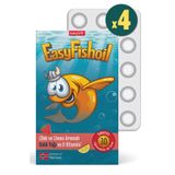 Easy Fishoil Çocuk Çilek Ve Limon Aromalı 30 Çiğneme Tableti 4 Adet