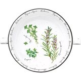 Easy Life Herbarium Beyaz Porselen Kulplu Kase - Standart