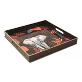 Easy Life Polipropilen Tepsi 33 X 33 X 4 Cm - Fil Desenli