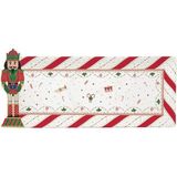 Easy Life Porselen Servis Tabağı 36,0X16,0 cm - Kırmızı - Yok