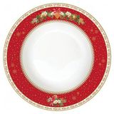 Easy Life Porselen Yılbaşı Temalı Çorba Yemek Tabağı 21,5 cm