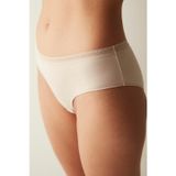 Easy Pamuklu Trim Bej Hipster Külot