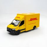 Easy Toys Mercedes Sprinter DHL ile uyumlu model araba, ölçekli oyuncak otobüs, açılabilir kapaklı - model araba
