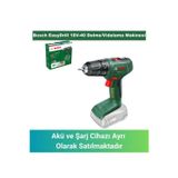 EasyDrill 18V-40 (Akü ve Şarj Yoktur) Delme/Vidalama Makinesi 06039D8000