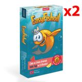 EasyFishoil Çilek Limon Aromalı Çiğnenebilir 2x30 Jel Form Balık Yağı