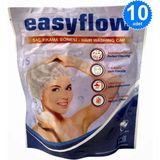 Easyflow Hasta Saç Yıkama Bonesi - 10 Adet - Beyaz - Standart