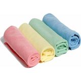 Easyso 30x30 cm Mikrofiber Temizlik Bezi 4'lü Çok Amaçlı Kullanım İçin Ergonomik Tasarım - Beyaz