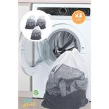 Easyso Çamaşır Yıkama Filesi 3 Adet 35X45CM Çorap Çamaşır Perde Yıkama Filesi - Renkli