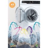 Easyso Çamaşır Yıkama Filesi 5 Adet 35X45CM Çorap Çamaşır Perde Yıkama Filesi - Renkli