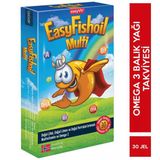 Easyvit Multi + Omega 3 Çiğnenebilir Tablet 30 Adet - Diş Beyazlatıcı Köpük Hediye