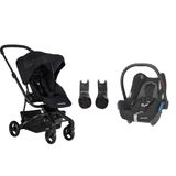 Easywalker Charley Night Black - Siyah Travel Sistem Bebek Arabası