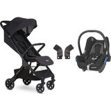 Easywalker Mini By Easywalker Buggy Snap Kabin Boy Travel Sistem Bebek Arabası - Oxford Black, tek tuşla otomatik katlanan bebek arabası - Siyah