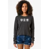 Eat Sleep Anime Füme Ekstra Uzunkol Sweatshirt