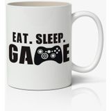Eat Sleep Baskılı Kupa