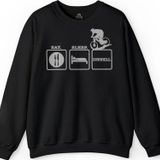 Eat Sleep DownHill Mountain Bİke Bisiklet Baskılı Sweatshirt