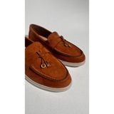 Eataly Shoes Loya Taba Süet Tokalı Kadın Babet