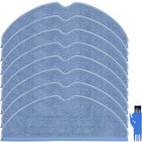 EATBALE için Roborock S8 S8+ S7 S7+ S7+ S7Plus / S7 MaxV / S7 MaxV Plus/S7 MaxV Ultra / S7 Pro Ultra T7 T7S+ Robot Süpürge Aksesuarları Mikrofiber Yumuşak Ped için 8 Adet Yedek Paspas Bezi