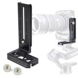 EaxanPic Alüminyum L Braketi Dikey Çekim Hızlı Bırakma Plakası DJI Ronin SC Gimbal Sabitleyici Tripod Monopod ve Kamera