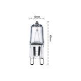 Eb-E 6610 Electrolux Uyumlu 25W G9 300°C Isıya Dayanıklı Ankastre Fırın Lamba Ampul Işık Sarı