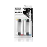 EB58-X Aktif Kömürlü Diş Fırçası Yedek Başlığı, Oral-B ile Uyumlu, Doğal Beyazlatma, Derin Plak Temizliği, 4'lü Paket