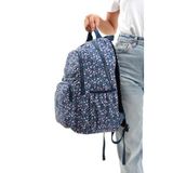eba-8861 Klinkır Okul çantası Sırt Çanta Günlük Gezi Spor Seyahat Tatil Çok Gözlü Laptop Bölmeli PİNK FLOWER