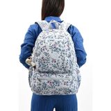 Eba-9512 Klinkır Okul çantası Sırt Çanta Günlük Gezi Spor Seyahat Tatil Çok Gözlü Laptop Bölmeli GREEN FLOWER